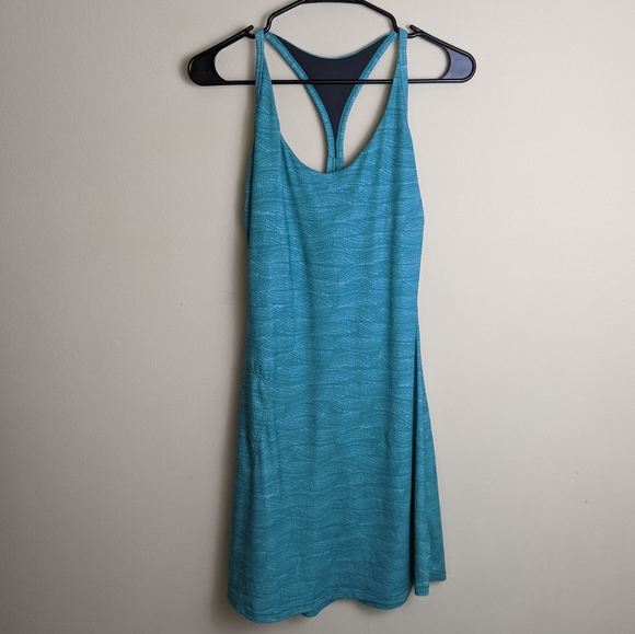 Prana Dresses & Skirts - Prana turquoise athletic dress w/ built in bra